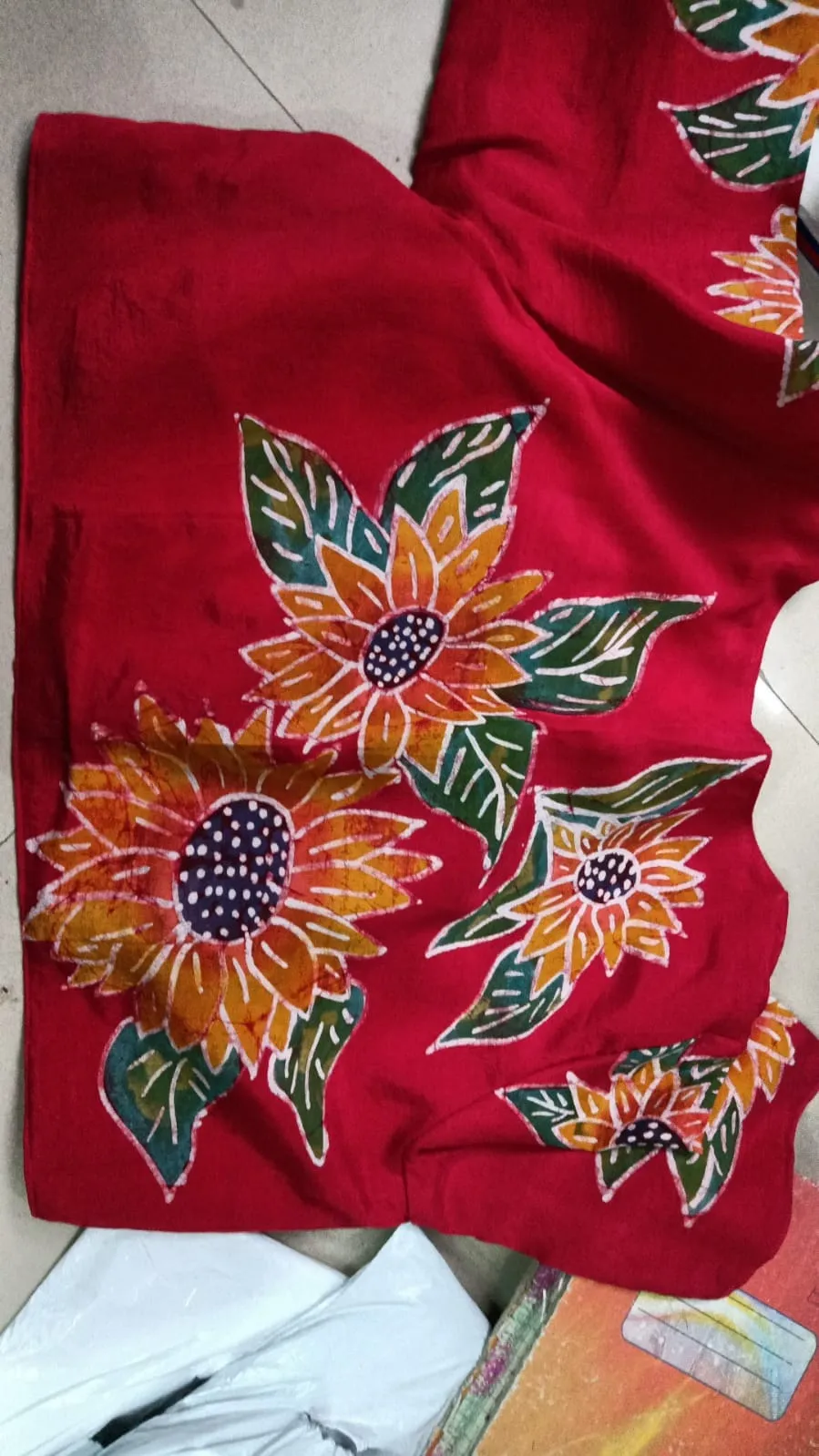 Batik Silk Blouse Piece