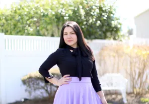 Black Bow Top