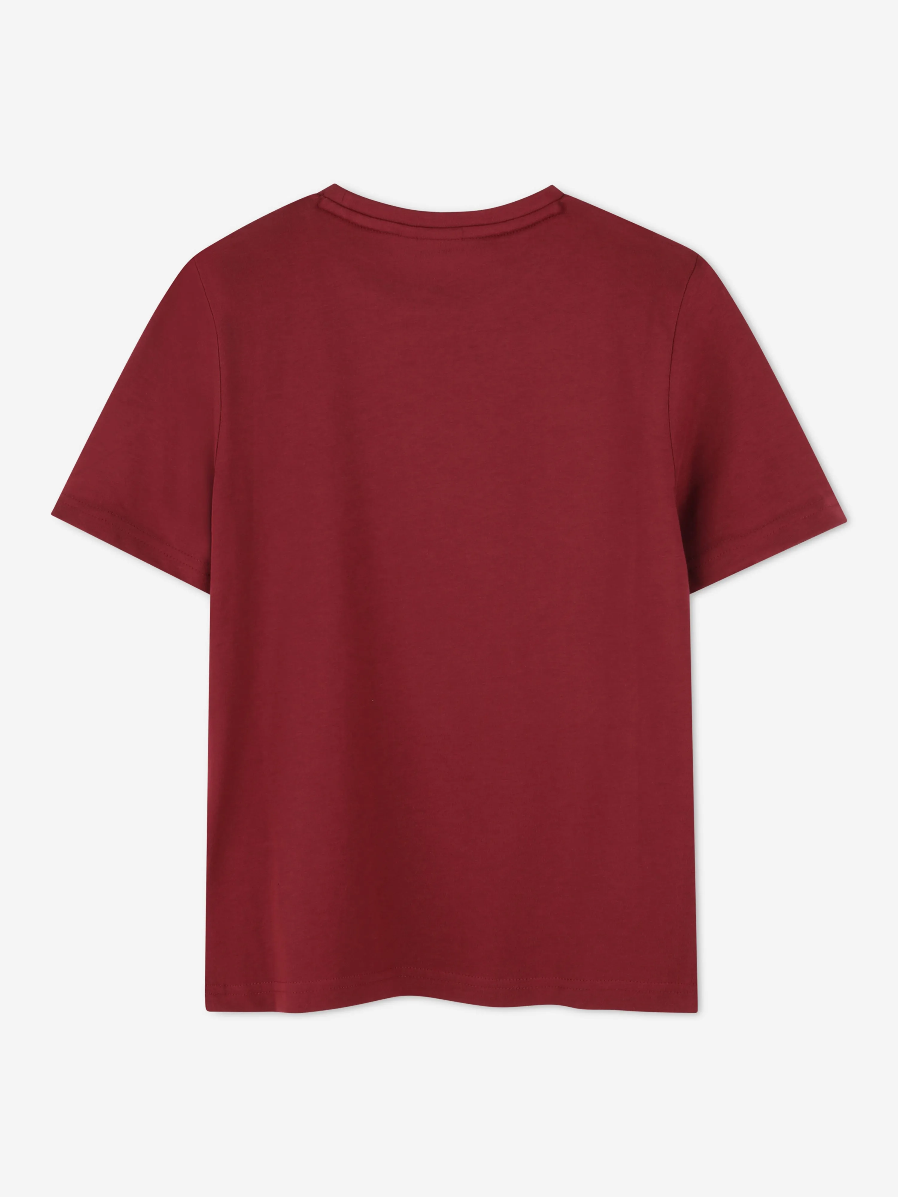 BOSS Boys Logo Print T-Shirt in Red
