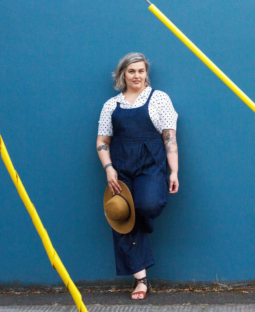 Burnside Bibs Curvy - Sewing Pattern | Sew House 7