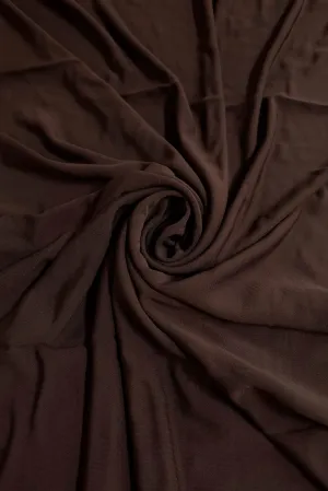 Cocoa Brown Rayon Matte Jersey