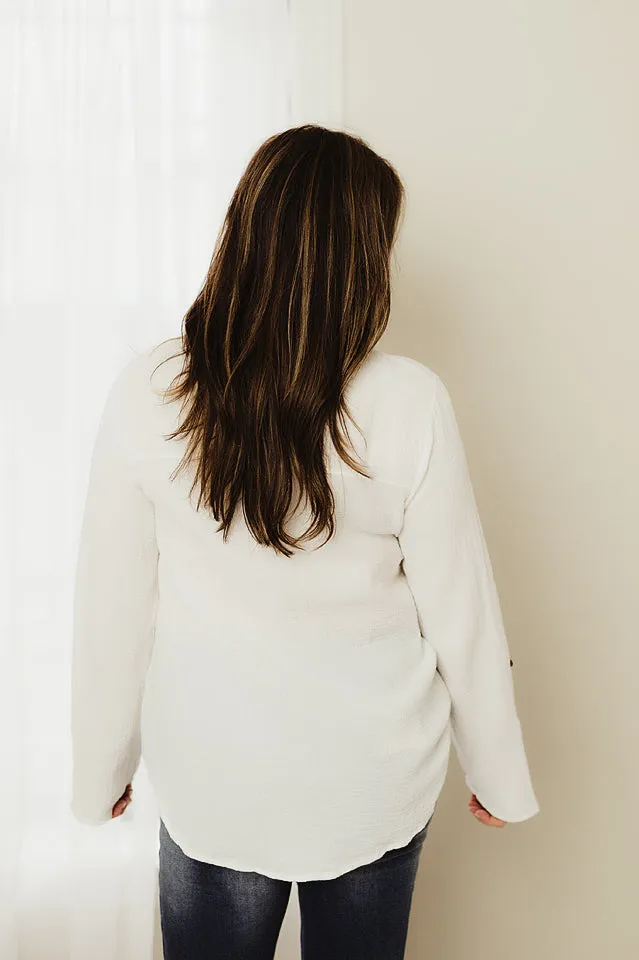 Double Gauze Button Down