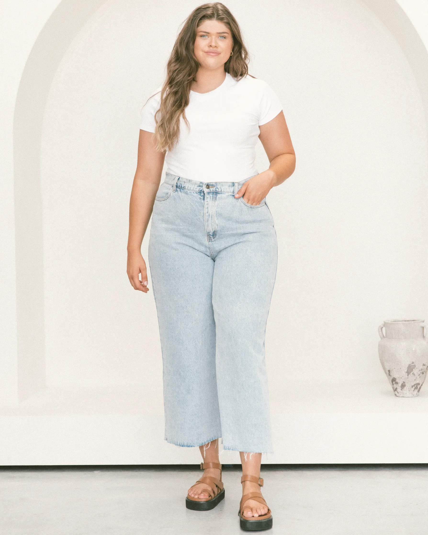 Essentials Baby Tee | White