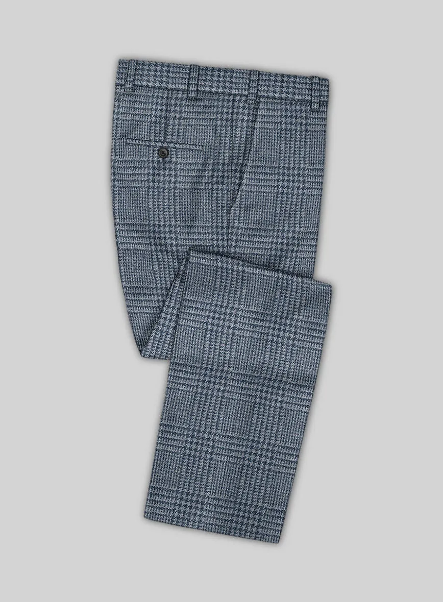 Harris Tweed Blue Glen Pants