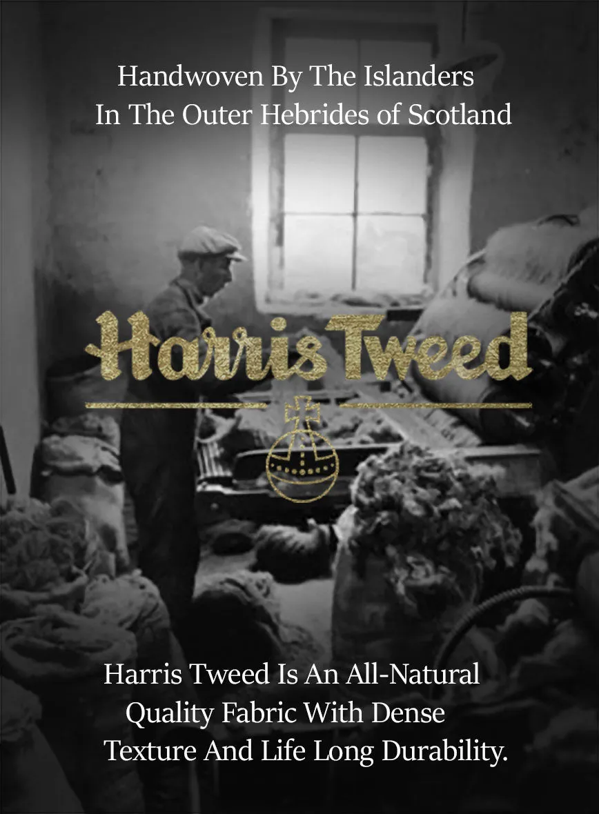 Harris Tweed Blue Glen Pants