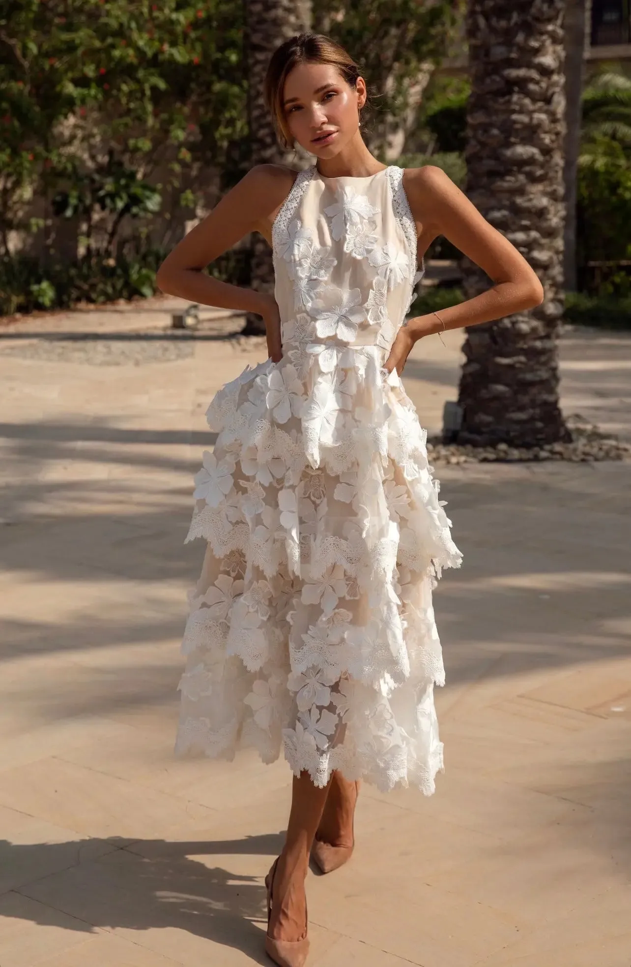 Hepburn Flower Dress