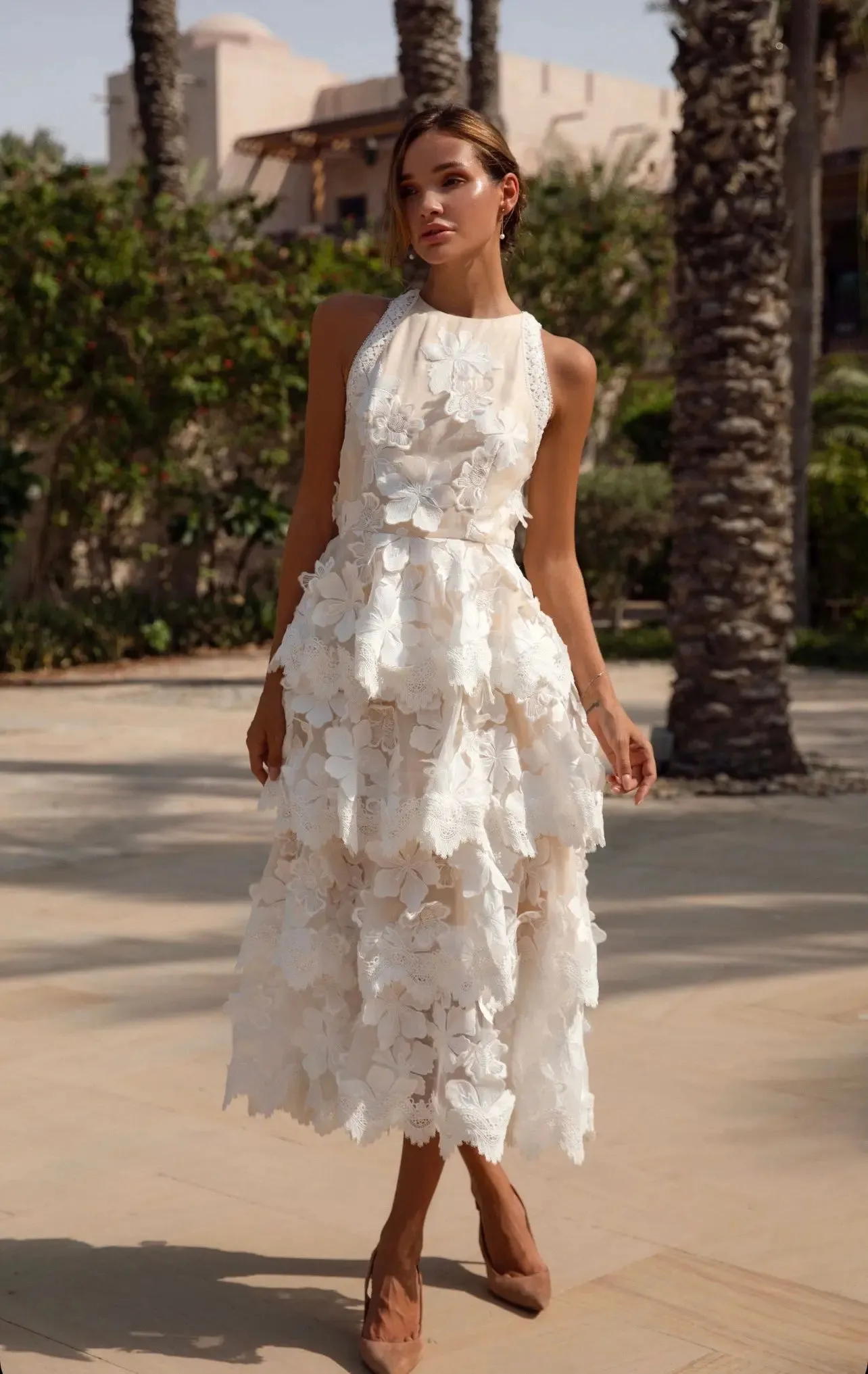 Hepburn Flower Dress