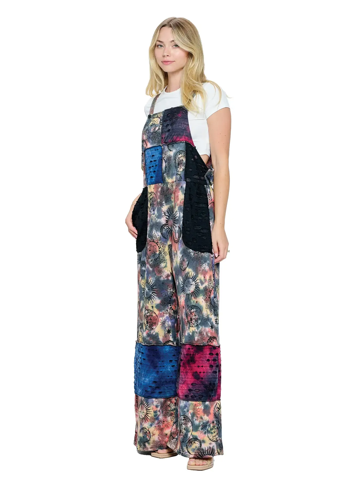 Overalls - Sun Moon Tie Dye