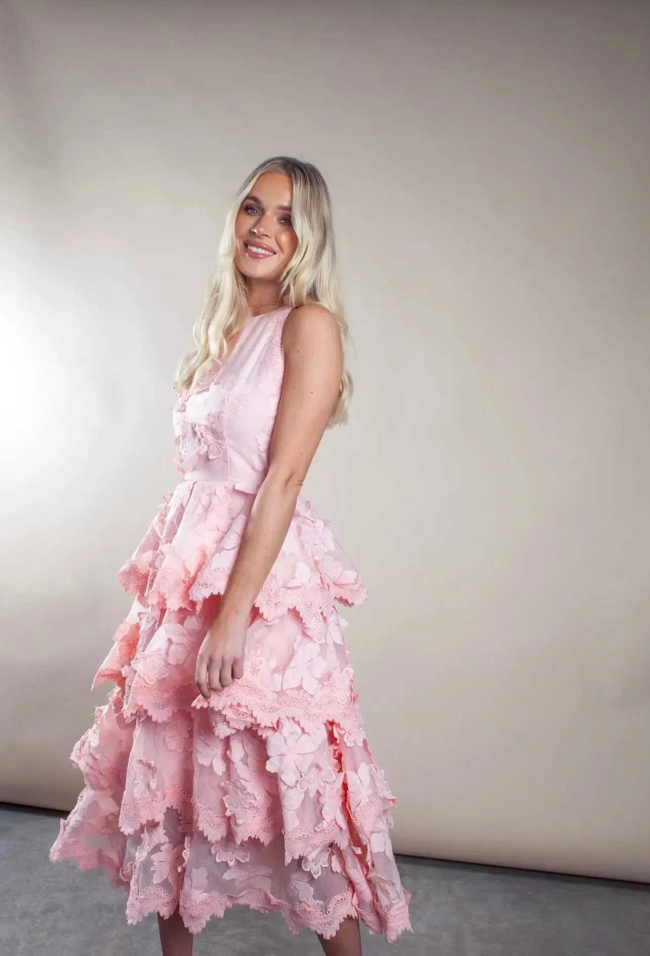 Pink Hepburn Dress