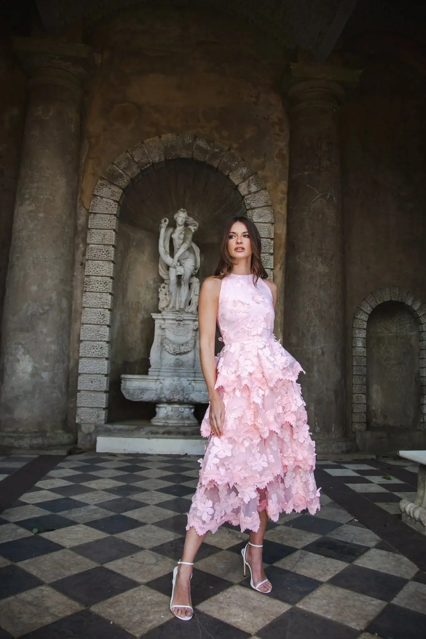 Pink Hepburn Dress
