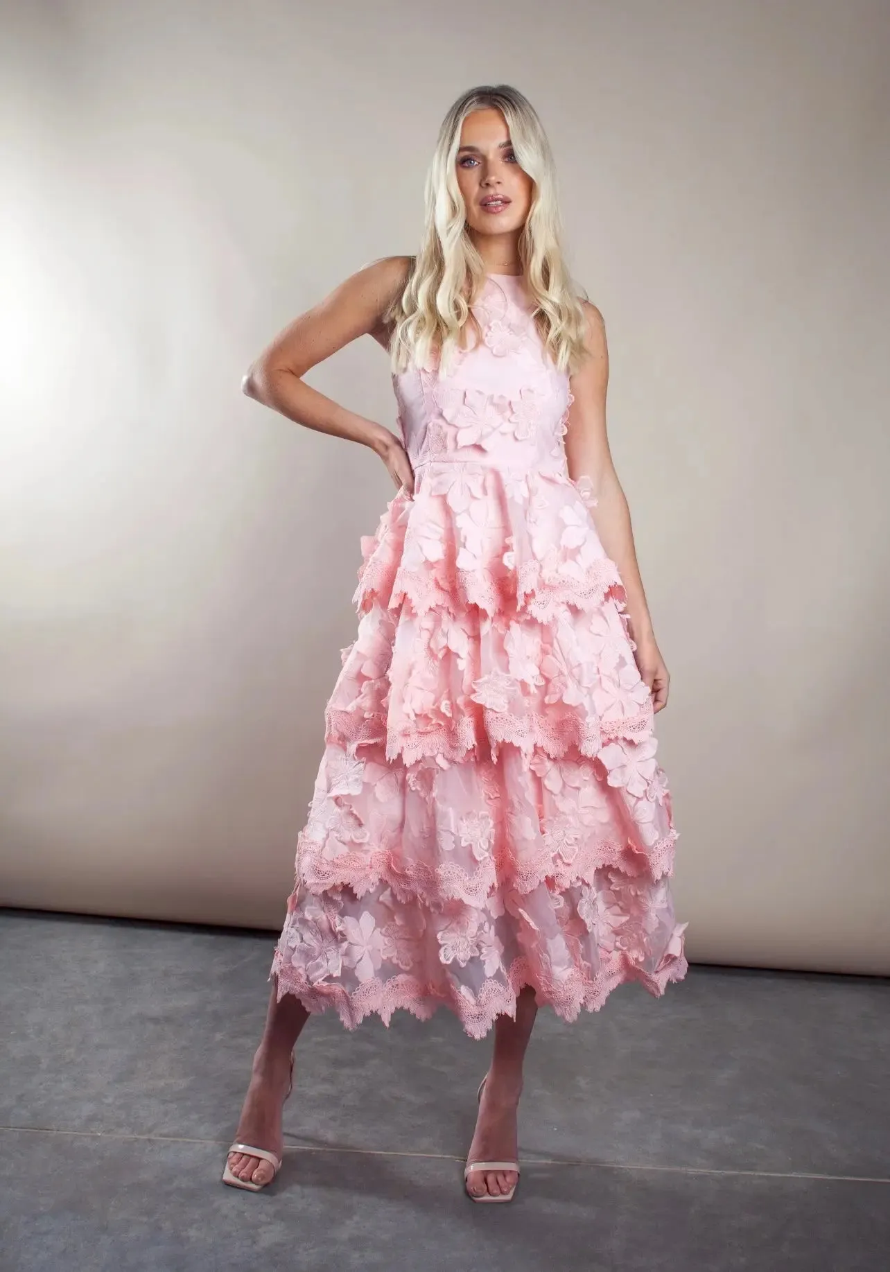 Pink Hepburn Dress
