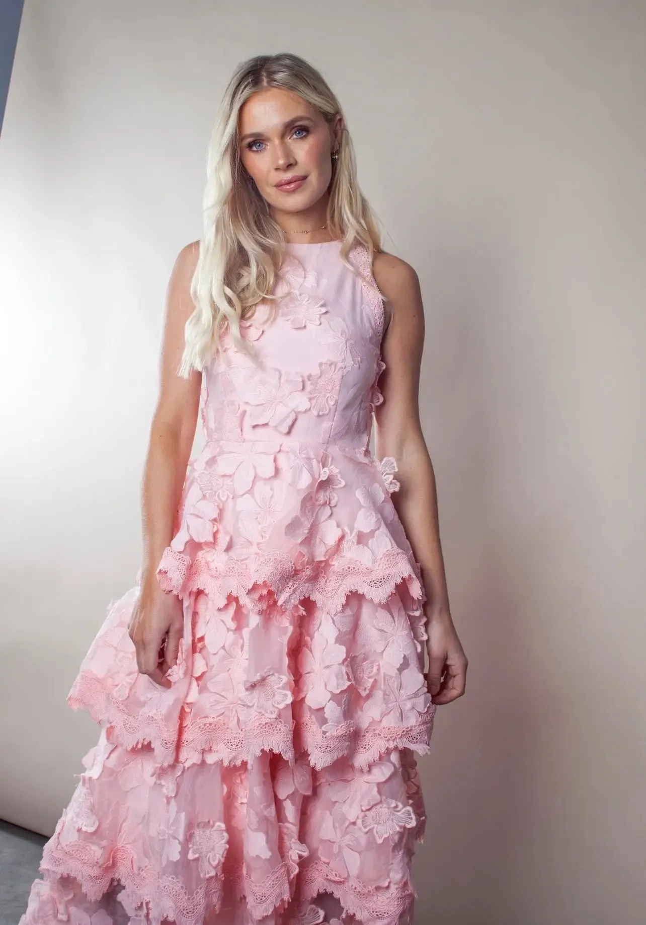 Pink Hepburn Dress