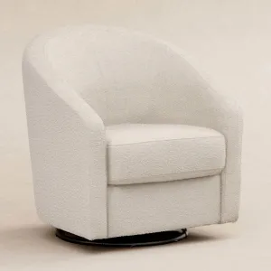 Pre-Order Madison Swivel Glider in Boucle - Ivory Boucle