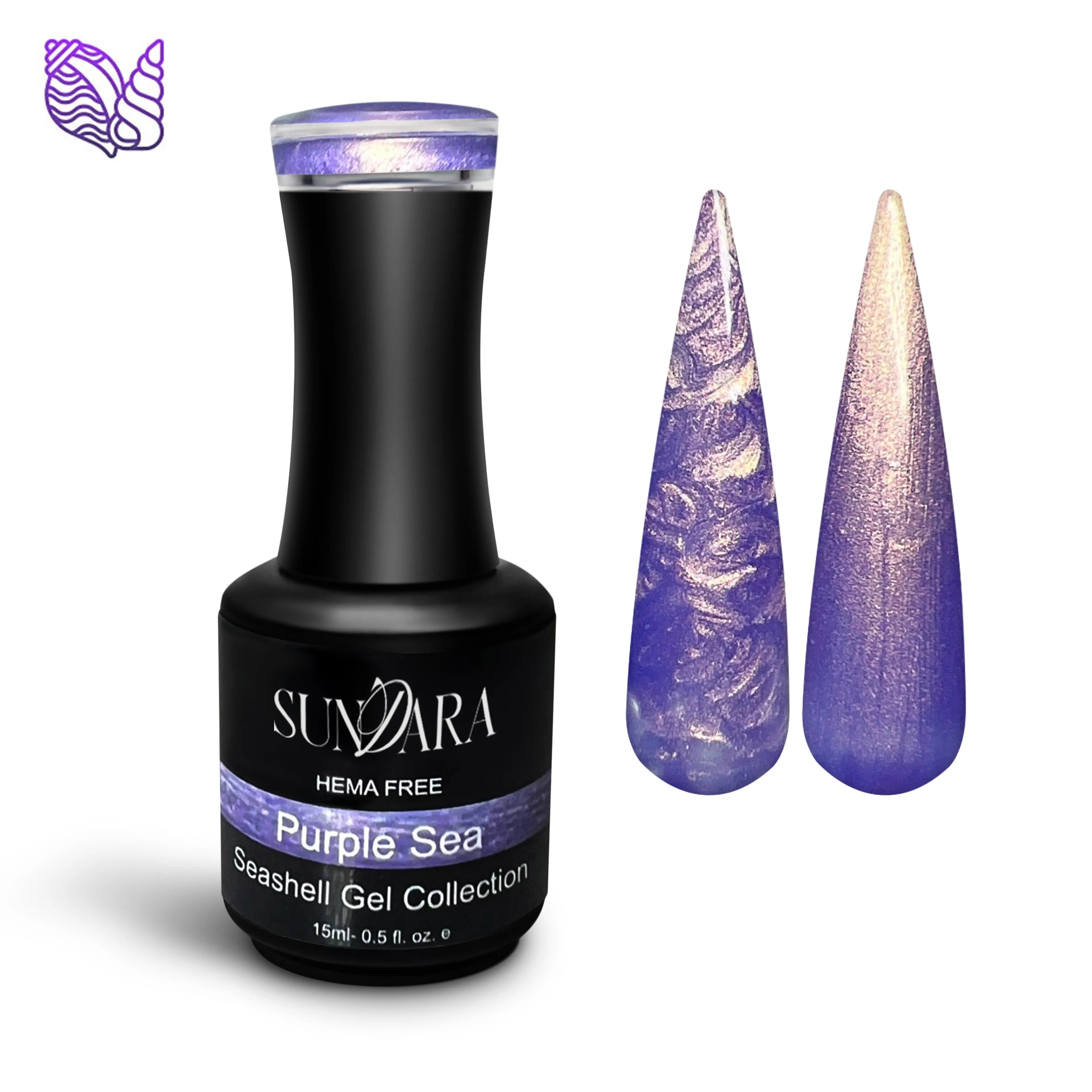 Purple Sea- Seashell gel
