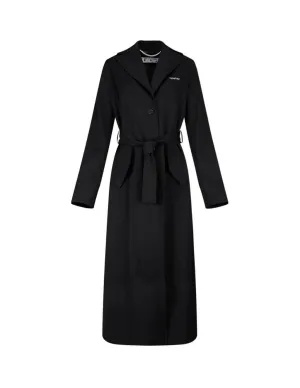 "CUT HERE" Gabardine Trench Coat
