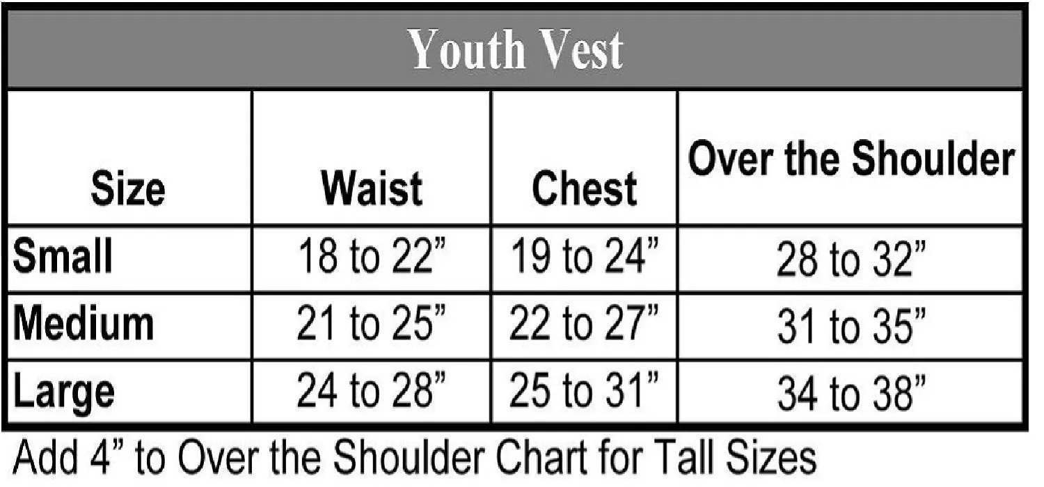 Ride Right Competitor Youth Vest - Non Ballistic