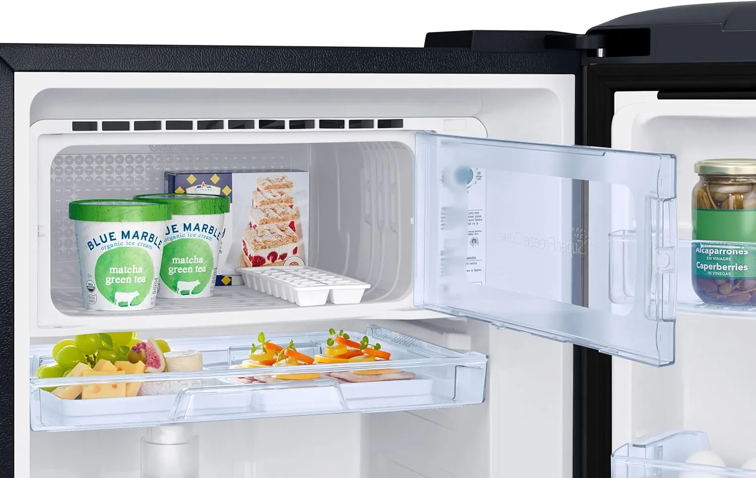Samsung RR23D2H23BX/HL 215 L, 3 Star, Digital Inverter, Direct-Cool Single Door Refrigerator ( Luxe Black, Base Stand Drawer)