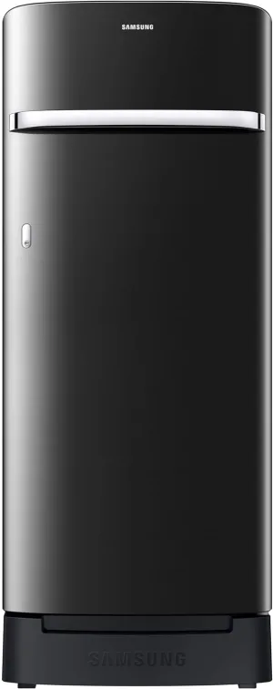 Samsung RR23D2H23BX/HL 215 L, 3 Star, Digital Inverter, Direct-Cool Single Door Refrigerator ( Luxe Black, Base Stand Drawer)