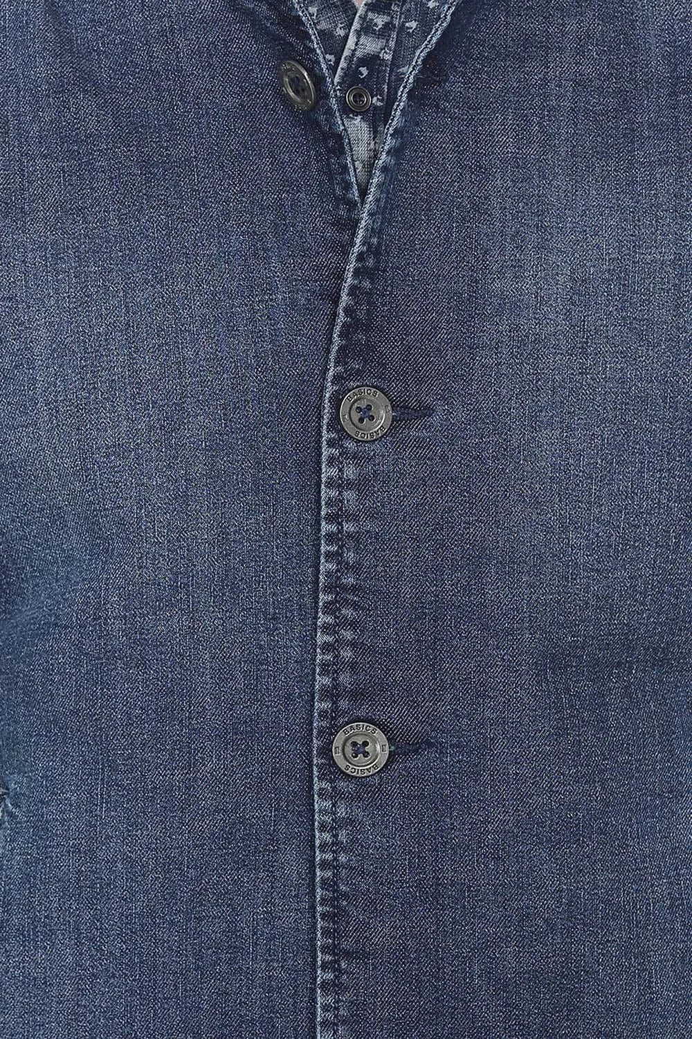 Slim Fit Twill Bandhgala