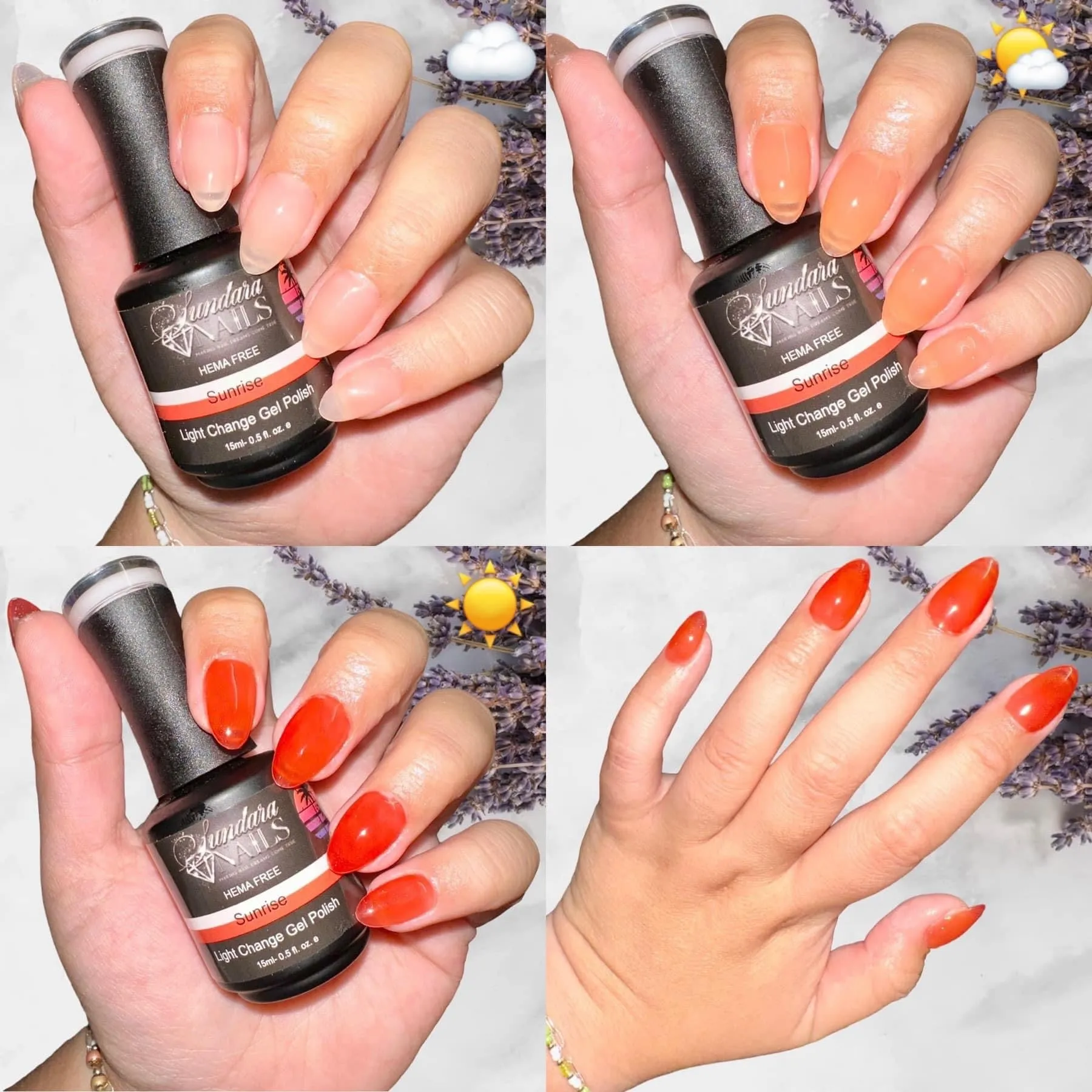 Sunrise-UV ☀️ gel polish