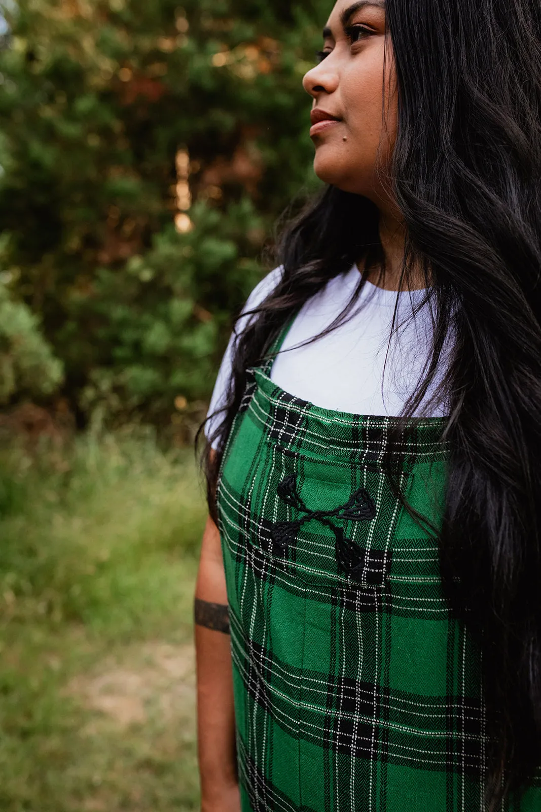 Tartan Overalls - Emerald