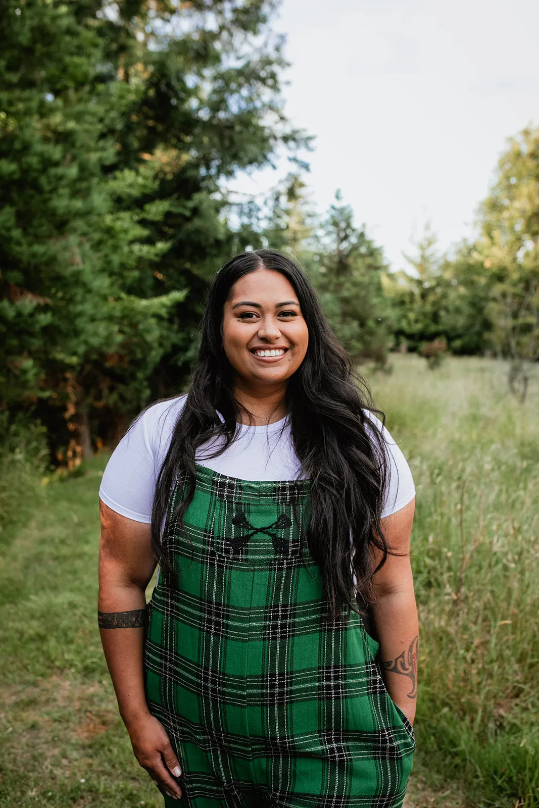 Tartan Overalls - Emerald