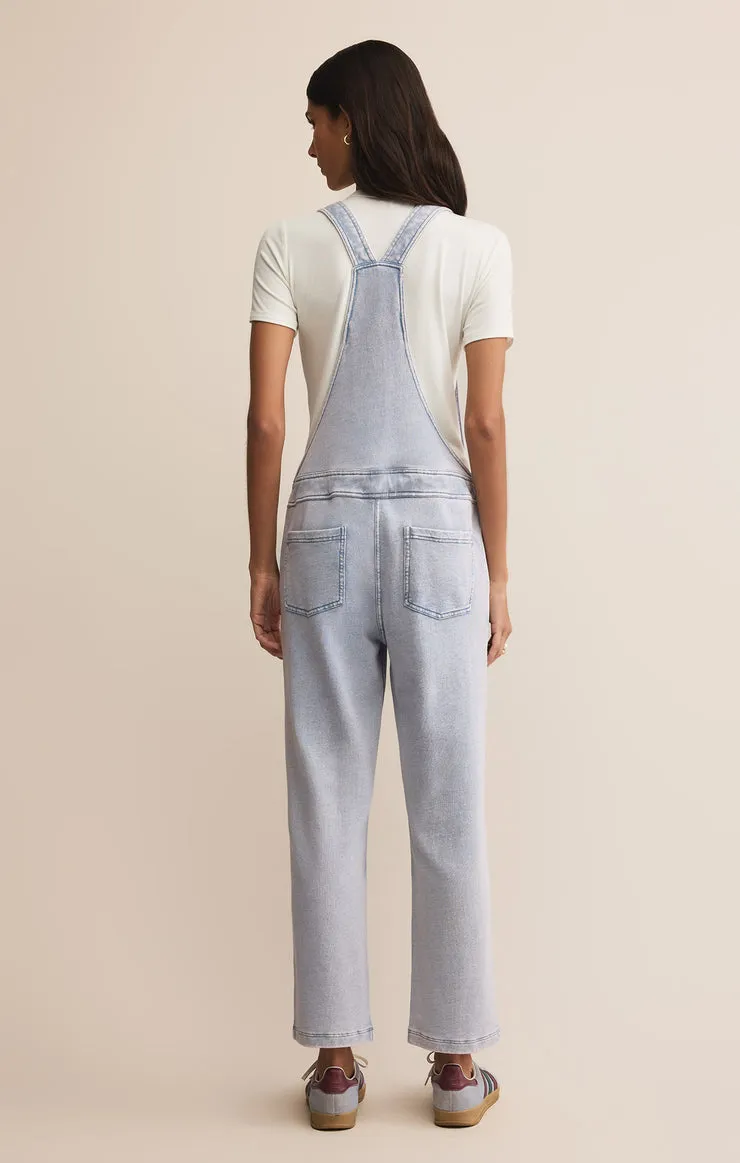 The Knit Denim Overalls