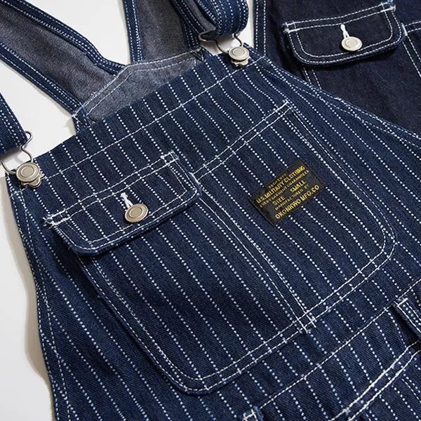 Winter Retro Denim Overalls